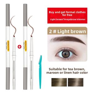 MONLEYTA | Waterproof Long-lasting Eyebrow Pencil For Women Authentic Natural Looking Fill-In Durable Color Locking Sweatproof Makeup