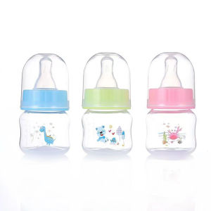 0-6 months newborn baby mini bottle 60ml creative small windmill baby bottle fall-proof and anti-colic PP bottle BPA-free