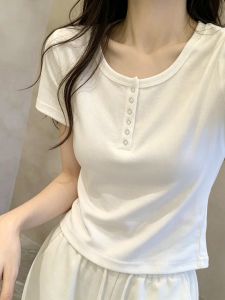 V.C.I | Elegant and Slim Fit White Short Sleeve T-shirt