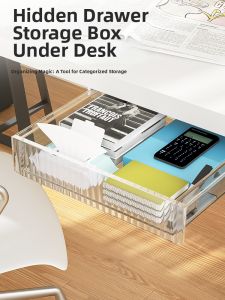 EVERTE | Under Table Hidden Storage Box