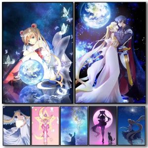 BILIBILI | Anime S-Sailor Moon Classic Vintage DIY Diamond Painting Mosaic Handmade Art Exquisite Creative Gift Home Decoration