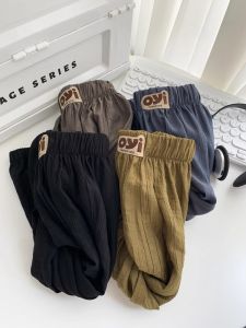 Ice Silk Childrens Mosquito-Resistant Pants Thin Summer Wear New Style Boys Lantern Pants Breathable Casual Pants for Kids