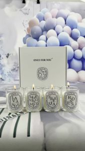 Mythology Collection 4-Piece Scented Candle Gift Box Set 50g/1.76oz Natural Soy Wax for Gift Home Decor Fast Singapore Shipping
