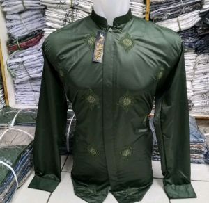 SSA BUSANA STORE-Koko pria lengan panjang premium mewah-Baju koko kerancang padang-busana pria lengan pendek buat lebaran-busana muslim fashion pria-baju muslim pria lengan pendek-baju koko masakini terbaru-koko buat lebaran termewah-koko putih bordir
