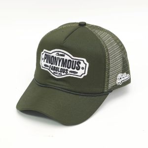 Omidoki Topi Jaring Pria Tan Abu Cream Trucker Hat