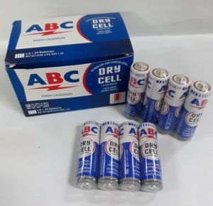 Baterai ABC AA / A2 Jam Dinding / R6 Biru 15V isi PER BOX (24 pcs) MURAH dan BERKUALITAS!!!