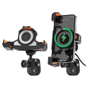 MOTOWOLF | Shockproof Wireless Charging Motorcycle Phone Mount