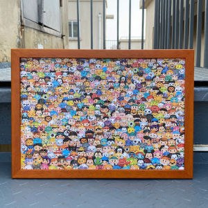 Narrow Edged Wooden Photo Frame 70x50cm