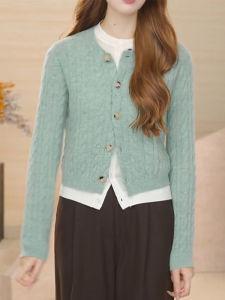 QINGNAER | Korean Style Oversized Long Sleeve Knit Sweater