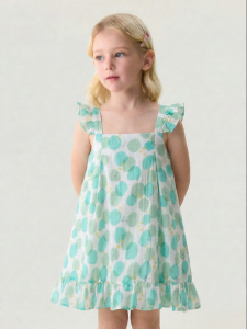 Marc&Janie | Summer Fresh Lotus Print Girl Dress