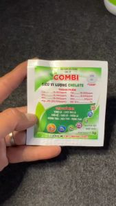 Bộ Phân Bón Lá Siêu Vi Lượng Chelate COMBI - Tăng Năng Suất Cây Trồng Khỏe Mạnh Hơn Tính Trời Cao