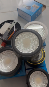 Đèn ống bơ nổi ốp trần công suất 7w 12w/ ánh sáng 3 màu [bảo hành 2 năm]