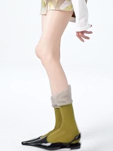 Design Net Trim Breathable Summer Ankle Socks