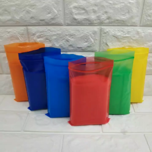 [ 10 PCS] Plastik Klip Obat Warna  | Plastik Klip PE Kemasan Ziplock | Plastik Klip Zip Ziplock Zipper Obat | Cetik Plastik Klip Obat Merah Biru Putih Hitam Putih