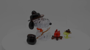 Jigsaw Play and Learn 3D Crystal Puzzle Peanuts Snoopy Camping