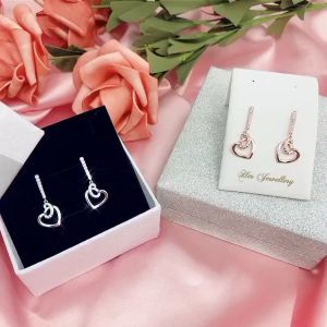 Her Jewellery Allure Earrings - Luxury Crystal Embellishments plated with 18K Gold