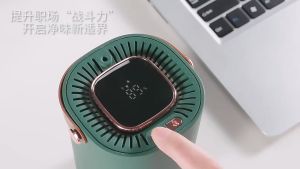 Xiaomi แบบพกพาเครื่องฟอกอากาศ Ionizer Ion Generator ควันบุหรี่กลิ่น Hepa Filter Car Air Purifier