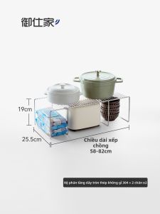 YUSHIJIA | Kệ Thép Không Gỉ Điều Chỉnh Được