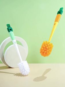 4 in 1 Cleaning Cup Brush Detachable Long Handle Multi-function Scrubber Wall Suction Glass