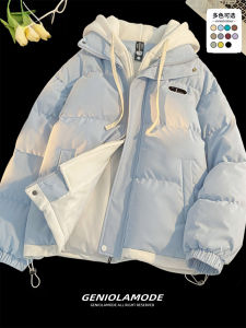 Genio Lamode Casual Thickened Warmth Cotton Jacket Mens Fashion Brand Autumn Winter Coat Polyester Fiber Long Sleeve Zipper