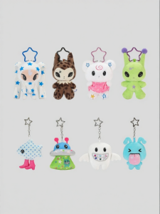 JNXS | Cute Cartoon Character Plush Pendant