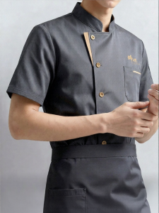 Custom High-end Chef Workwear Short Sleeve
