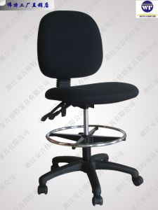 Modern Simple Style Adjustable Height Swivel Desk Chair Comfortable Backrest Computer Chair for Front Desk High Footstool