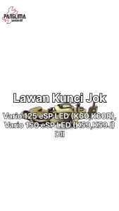 Lawan Kunci Jok Vario 125-150 New LED 2015 & 2018 & Beat eSP Street New K1A & Genio Engsel Dudukan Dalam-Kupu-Kupu-Catch Comp