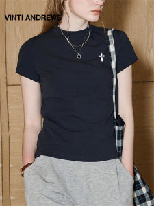 Minimalist Round Neck Short Sleeve T-Shirt
