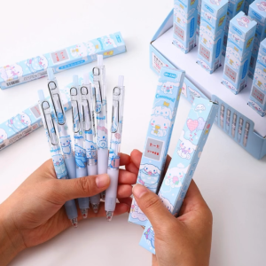 Kotak Buta 玉桂狗盲盒中性笔1个 Cinnamoroll Gel Ink Pen Blind Box 1PC 0.5mm 卡通文具刮刮乐可爱创意笔 Cute Stationery Kids