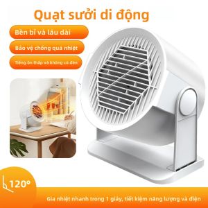 Máy Sưởi Điện Để Bàn Mini Quạt Gió Ấm Nhỏ Gọn Cầm Tay Dành Cho Bàn Làm Việc Tại Nhà Sử Dụng Máy Sưởi Ấm Chân Ấm Cúng Với Chức Năng Bảo Vệ Quá Nhiệt