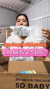 Combo 10 x Hộp Khẩu trang cho bé 5D Famapro