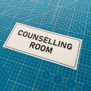 Counselling Room. Advisor Consultant Therapy Therapist Psychology Psychologist Bilik. Sticker Sign Door Signage Label.