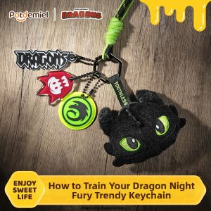 Potdemiel | Toothless Night Fury Stuffed Plush Keychain