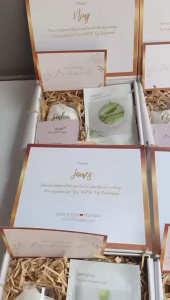 [SG] Personalised Iona Stemless Wine Glass Gift Box Set Birthday Gift Bridesmaid Gift Wedding Gift