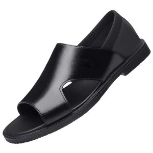 JIFANPAUL | Summer Outdoor Slip-Resistant Durable Mens Thick Sole Beach Sandals