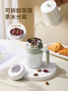 ถ้วยสูญญากาศสแตนเลส 316 สำหรับชา ดื่มน้ำ ทั้งชายและหญิง ใช้งานในบ้าน ดีไซน์ใหม่ปี 2024 พร้อมก้นถ้วย