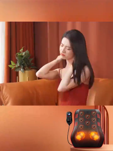 หมอนนวดไฟฟ้า หมอนนวด เบาะนวดไฟฟ้า ระบบสั่นแม่เหล็ก2-in-1 อัพเกรดหัวนวด20หัว เอนนอนและยันได้ นวดทั้งตัวในเครื่องเดียว นวดคอ/ไหล่/หลัง ผ่อนคลายกล้ามเนื้อ