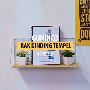 GUNINCO RADIT: Rak Dinding Tempel Besi Serbaguna & Dekorasi Kamar