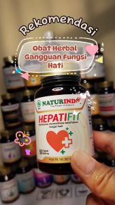 Obat Herbal Sakit Hati Liver Hepatitis ABCDE Sirosis Hati Kulit Mata Kuning Hepatifit Naturindo Asli