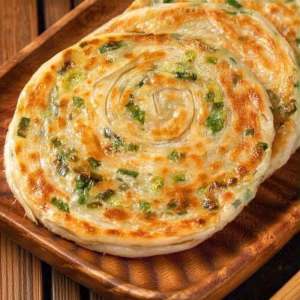 Authentic Shanghai Style Thousand Layer Scallion Pancake with Butter Semi-finished