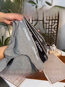 HLA สไตล์ใหม่ปี 2025 แพ็ค 5 ชิ้น กางเกงชั้นในฝ้าย 10A ต้านจุลินทรีย์ (สำหรับผู้ชายและวัยรุ่น) คำอธิบายรายส่วน (เพื่อความเข้าใจชัดเจน)