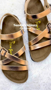 SURE FEET Anti-Slip Durable Sandals (SF1008) | Champagne | Lightweight Comfort Walking Sandals