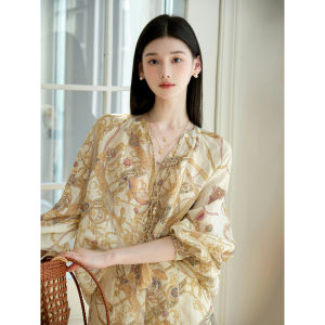 ChillCozy Krit 100% Flax Holiday Style in Print Design Short Pants Set Two Pieces Set Summer Elegant Style for Women