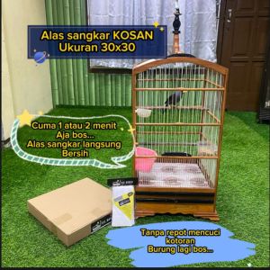 EE Bird / alas sangkar kertas / alas tatakan kotoran sangkar burung / alas karpet kadang / 1Box/perbox