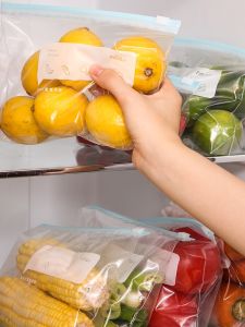  Keeping Ziplock Food Storage Bags Refrigerator Special Slide Lock Cold Storage Frozen Solid Bags for Restaurant Supplies