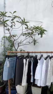 quần đùi kaki đan dây hai bên sườn trên dây kéo lưng cao ôm tôn vba dành cho nữ