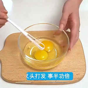 Double headed mini egg beater long handled cream spatula jam spoon kitchen mixer