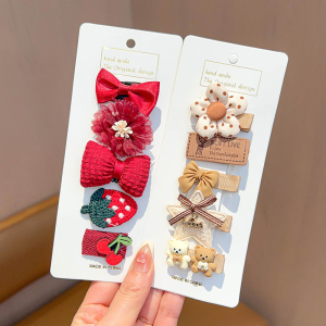 WAMEN | Non-hair Damaging Full Cloth Anti-slip Design Baby Hair Clips