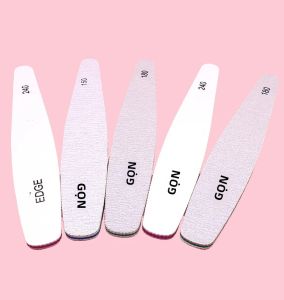 Bộ 5 Dũa Móng Kiểu Kim Cương 150/180/240 Grit Hai Mặt Không Bụi Hình Giọt Nước Dùng Cho Làm Móng Chuyên Nghiệp